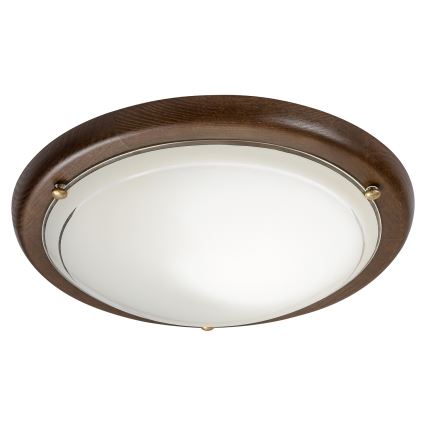 Brilagi - Loftlampe ORBIS 1xE27/60W/230V Ø 30 cm, fyrretræ