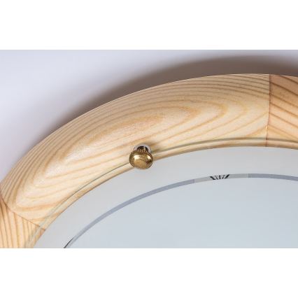 Brilagi - Loftlampe ORBIS 1xE27/60W/230V Ø 30 cm i fyrretræ