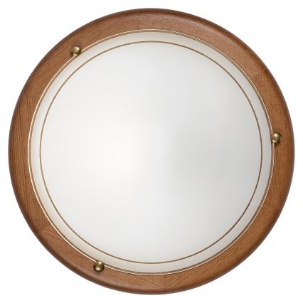 Brilagi - Loftlampe ORBIS 1xE27/60W/230V Ø 30 cm i fyrretræ