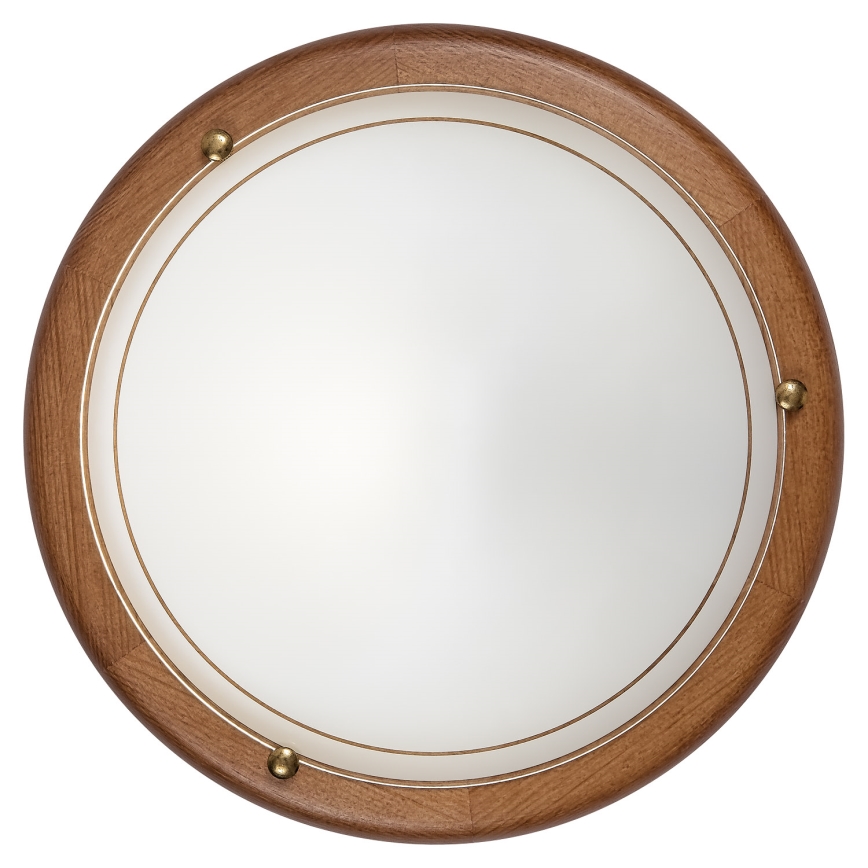 Brilagi - Loftlampe ORBIS 1xE27/60W/230V Ø 30 cm i fyrretræ