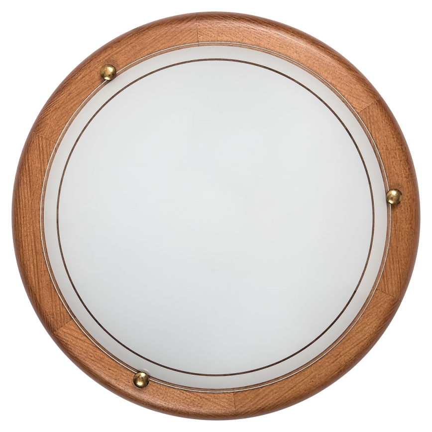 Brilagi - Loftlampe ORBIS 1xE27/60W/230V Ø 30 cm i fyrretræ