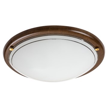 Brilagi - Loftlampe ORBIS 2xE27/60W/230V Ø 38 cm, fyrretræ