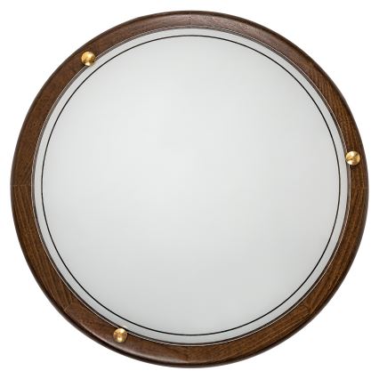 Brilagi - Loftlampe ORBIS 2xE27/60W/230V Ø 38 cm, fyrretræ