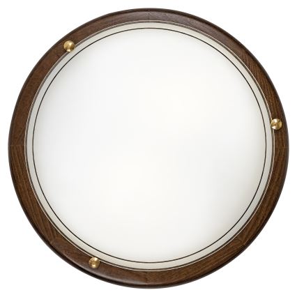 Brilagi - Loftlampe ORBIS 2xE27/60W/230V Ø 38 cm, fyrretræ