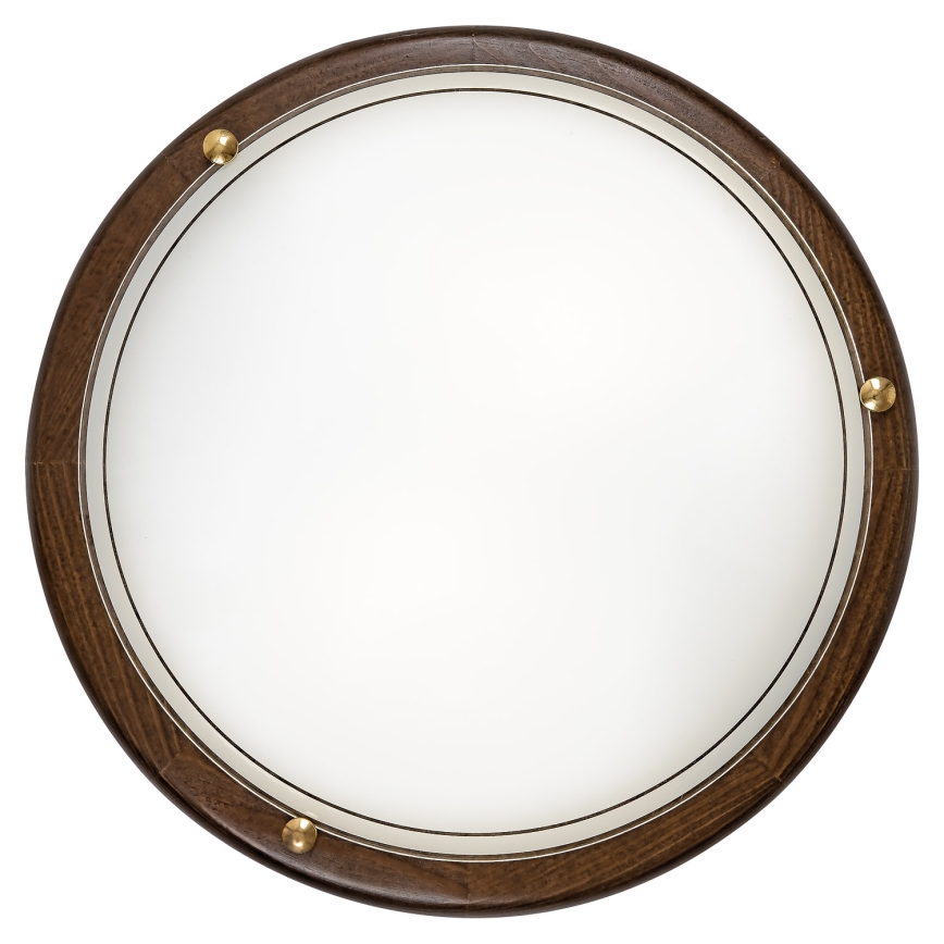 Brilagi - Loftlampe ORBIS 2xE27/60W/230V Ø 38 cm, fyrretræ