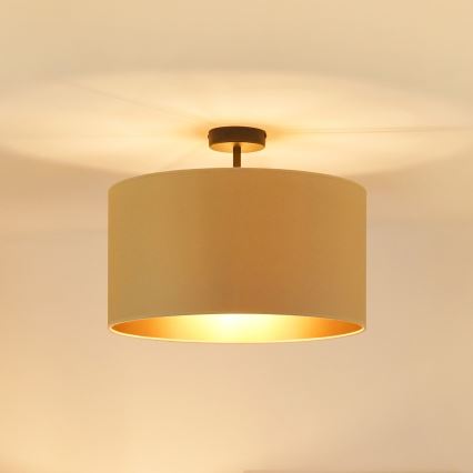Brilagi - Loftlampe OREGON ROLLER VEGE 1xE27/15W/230V diameter 45 cm beige