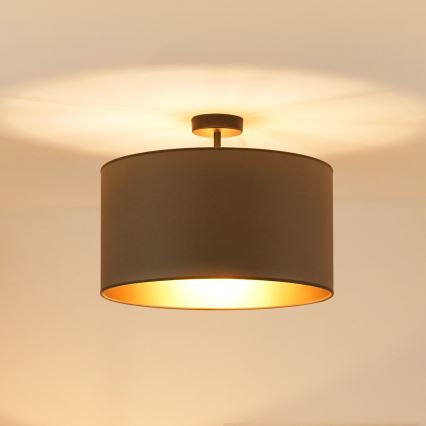 Brilagi - Loftlampe OREGON ROLLER VEGE 1xE27/15W/230V diameter 45 cm grå