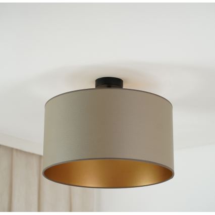 Brilagi - Loftlampe OREGON ROLLER VEGE 1xE27/15W/230V diameter 45 cm grå