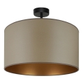 Brilagi - Loftlampe OREGON ROLLER VEGE 1xE27/15W/230V Ø 45 cm grå