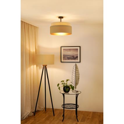 Brilagi - Loftlampe OREGON VEGE 1xE27/15W/230V diameter 45 cm beige