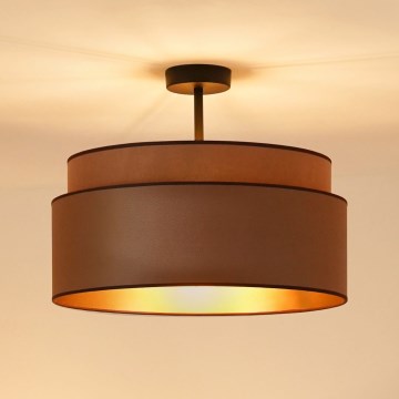 Brilagi - Loftlampe OREGON VEGE 1xE27/15W/230V diameter 45 cm brun