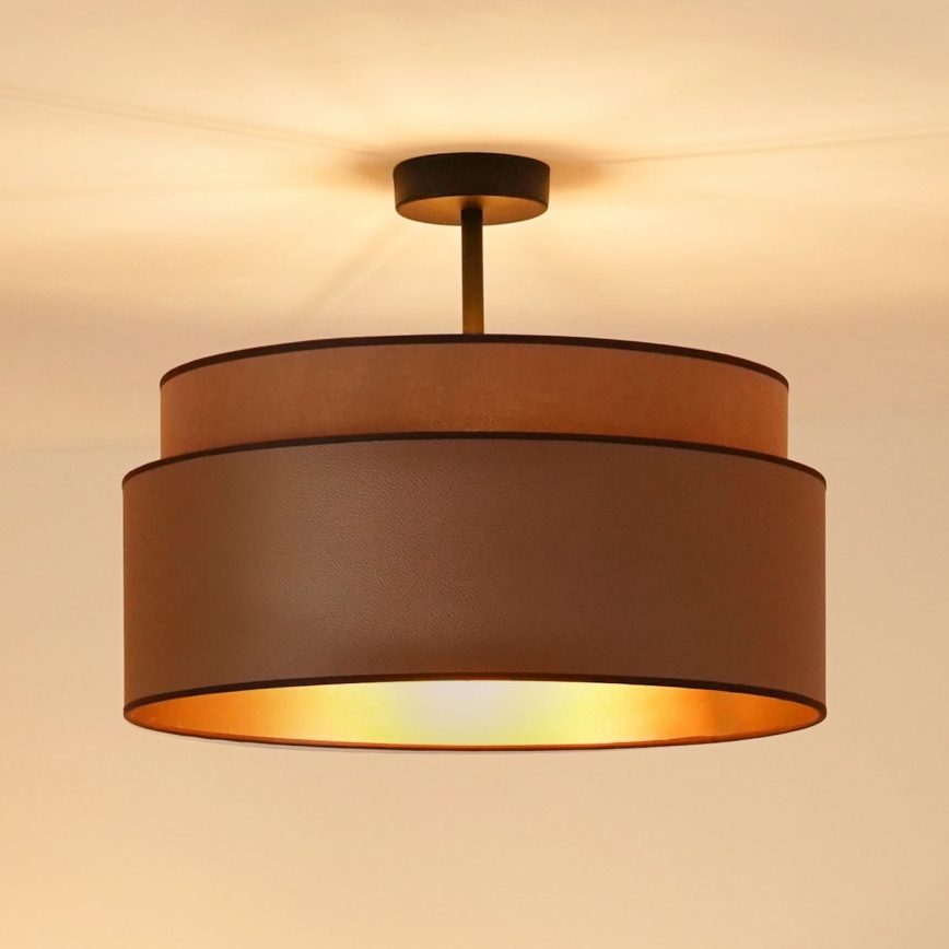 Brilagi - Loftlampe OREGON VEGE 1xE27/15W/230V diameter 45 cm brun