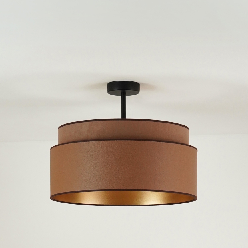 Brilagi - Loftlampe OREGON VEGE 1xE27/15W/230V diameter 45 cm brun