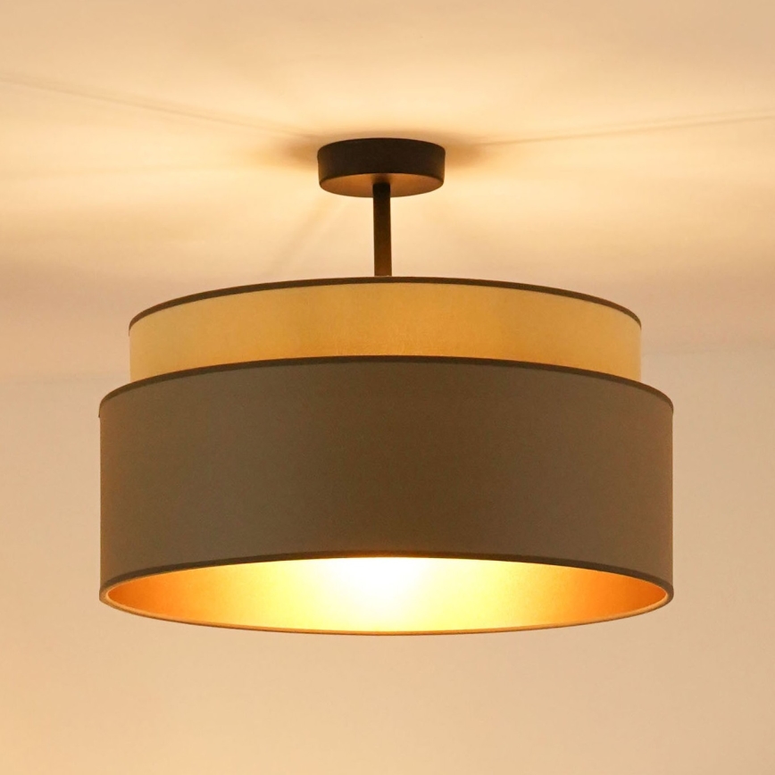 Brilagi - Loftlampe OREGON VEGE 1xE27/15W/230V diameter 45 cm grå