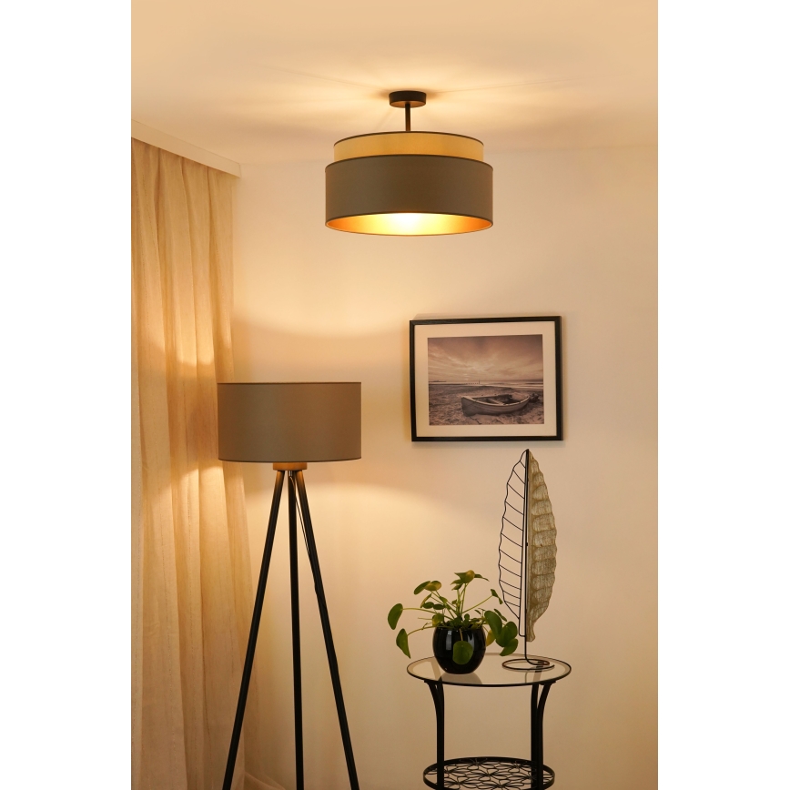 Brilagi - Loftlampe OREGON VEGE 1xE27/15W/230V diameter 45 cm grå
