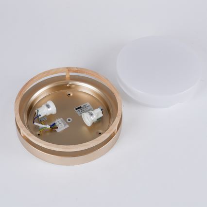 Brilagi - Loftlampe ORINO 2xE27/40W/230V Ø 27 cm guld/eg