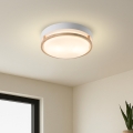 Brilagi - Loftlampe ORINO 2xE27/40W/230V Ø 27 cm hvid/eg