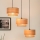 Brilagi - Loftlampe på kabel MONTANA BOHO 3xE27/15W/230V brun/sort