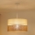 Brilagi - Loftlampe på kabel ROYAL YUTE 1xE27/15W/230V Ø 40 cm beige/kremet