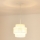 Brilagi - Loftlampe på kabel SPACE YUTE 1xE27/15W/230V Ø 25 cm creme/hvid