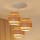 Brilagi - Loftlampe på kabel SPACE YUTE 3xE27/15W/230V beige/hvid