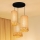 Brilagi - Loftlampe på kabel WINNETOU TUBES 3xE27/15W/230V brun/sort