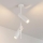 Brilagi - Loftlampe på stang BRANCH 2xGU10/30W/230V hvid