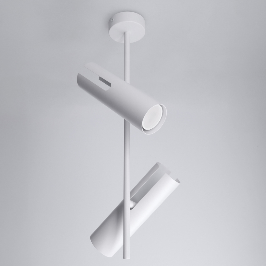 BRILAGI - Loftlampe på stang BRANCH 2xGU10/30W/230V hvid