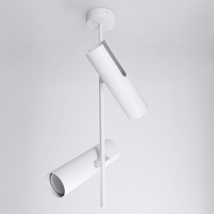 BRILAGI - Loftlampe på stang BRANCH 2xGU10/30W/230V hvid
