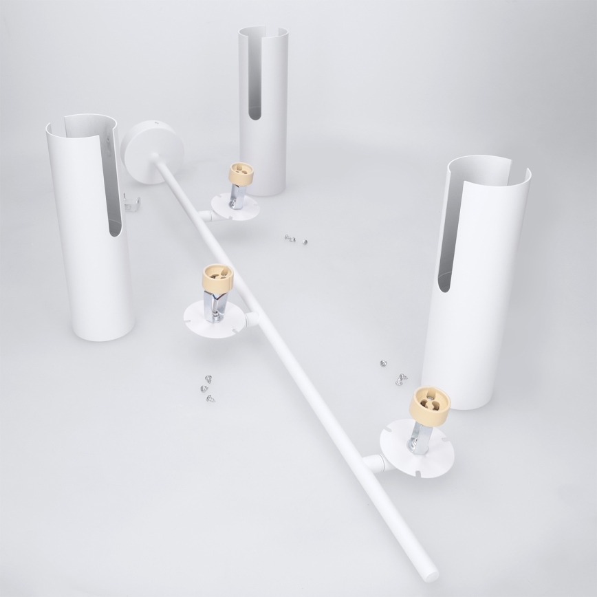 Brilagi - Loftlampe på stang BRANCH 3xGU10/30W/230V hvid