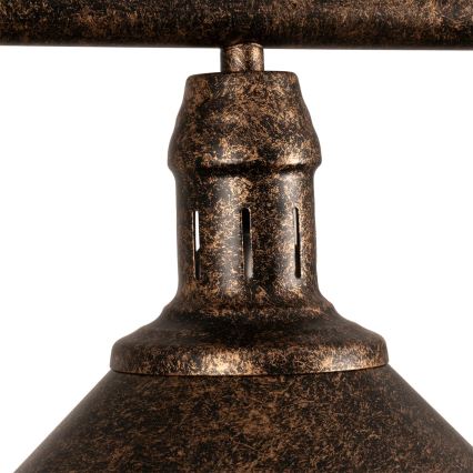 BRILAGI - Loftlampe på stang FORGE 3xE27/60W/230V patina/kobber