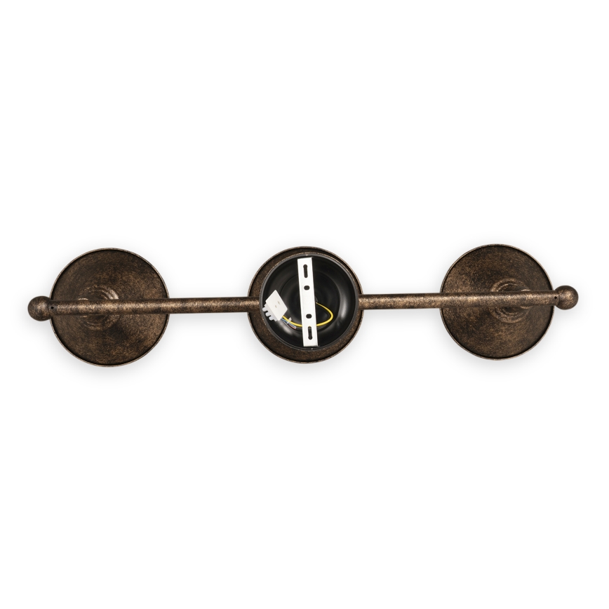 BRILAGI - Loftlampe på stang FORGE 3xE27/60W/230V patina/kobber