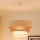 Brilagi - Loftlampe på wire DENVER LUNETA 1xE27/15W/230V Ø 45 cm beige/brun/kremet