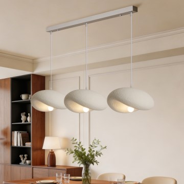 BRILAGI - Loftlampe på wire WABI SABI 3xE27/60W/230V hvid