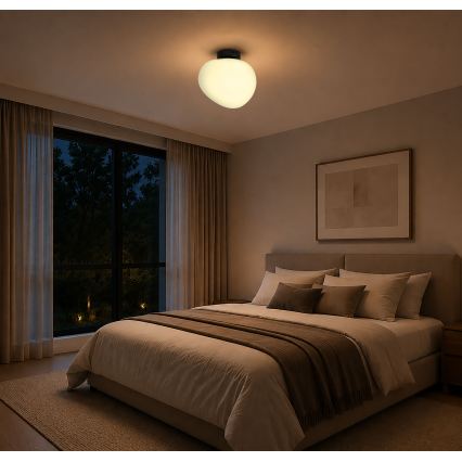 BRILAGI - Loftlampe PEBBLES 1xE27/40W/230V Ø 30 cm sort