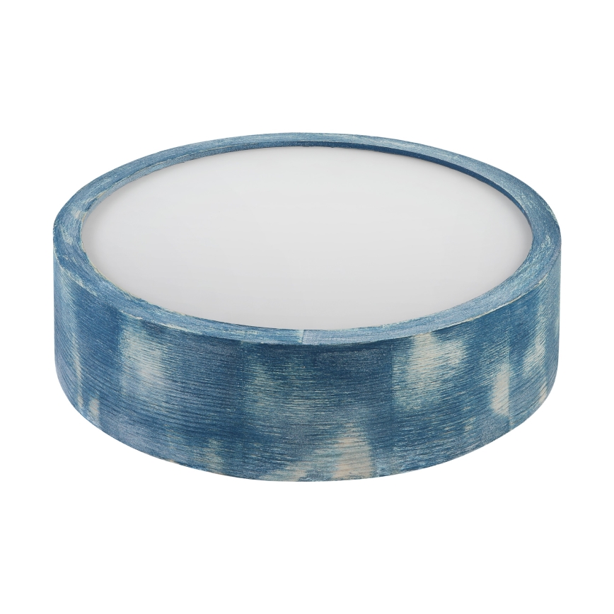 Brilagi - Loftlampe PINO 1xE27/15W/230V, fyrretræ/blå, Ø 27,5 cm