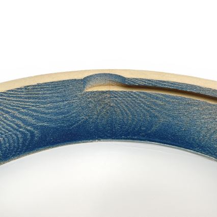 Brilagi - Loftlampe PINO 1xE27/15W/230V, fyrretræ/blå, Ø 27,5 cm