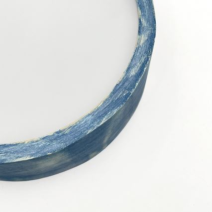 Brilagi - Loftlampe PINO 1xE27/15W/230V, fyrretræ/blå, Ø 27,5 cm