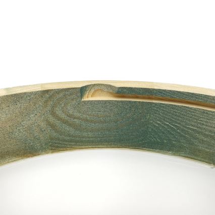 Brilagi - Loftlampe PINO 1xE27/15W/230V fyrretræ/grøn Ø 27,5 cm