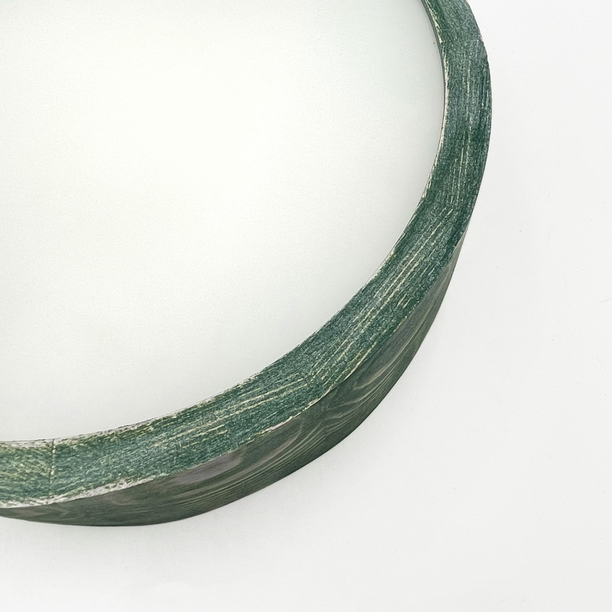 Brilagi - Loftlampe PINO 1xE27/15W/230V fyrretræ/grøn Ø 27,5 cm