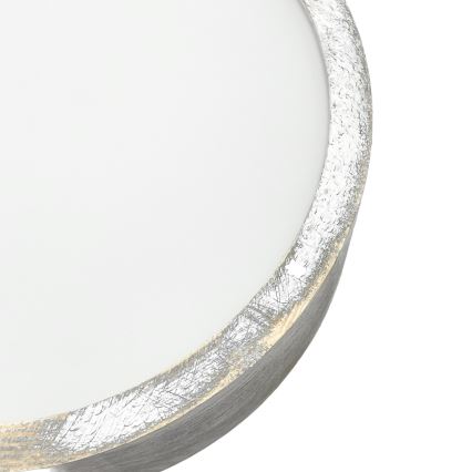 Brilagi - Loftlampe PINO 1xE27/15W/230V fyrretræ/sølv Ø 27,5 cm