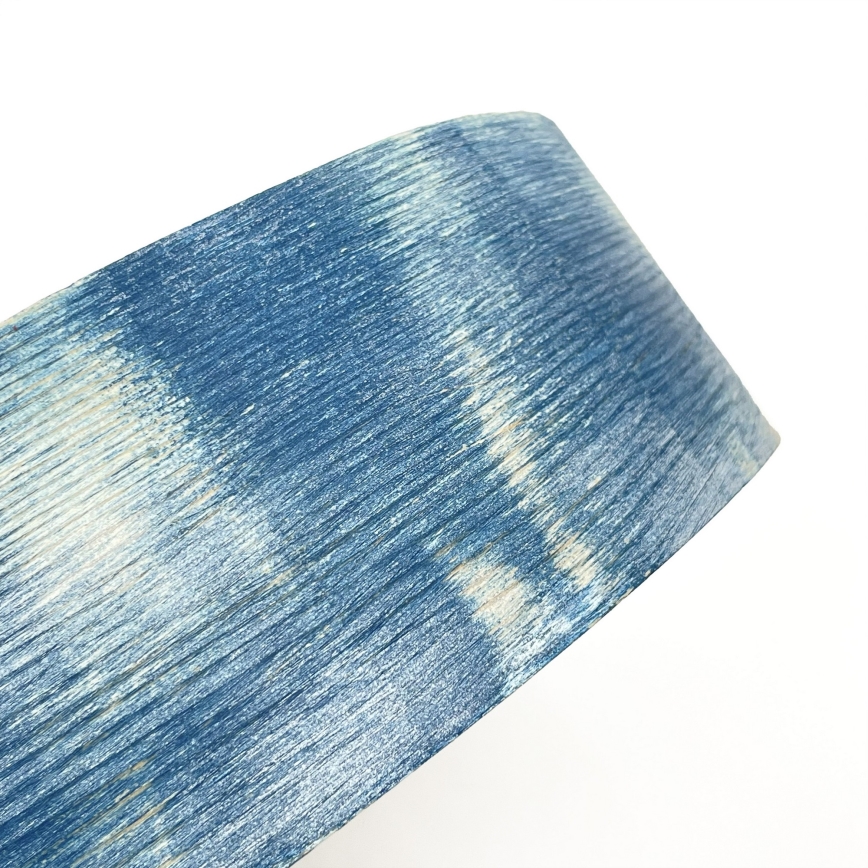 Brilagi - Loftlampe PINO 3xE27/15W/230V fyrretræ/blå Ø 47,5 cm