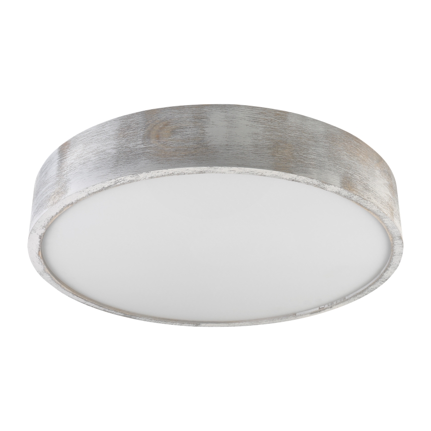 Brilagi - Loftlampe PINO 3xE27/15W/230V fyrretræ/sølv Ø 47,5 cm