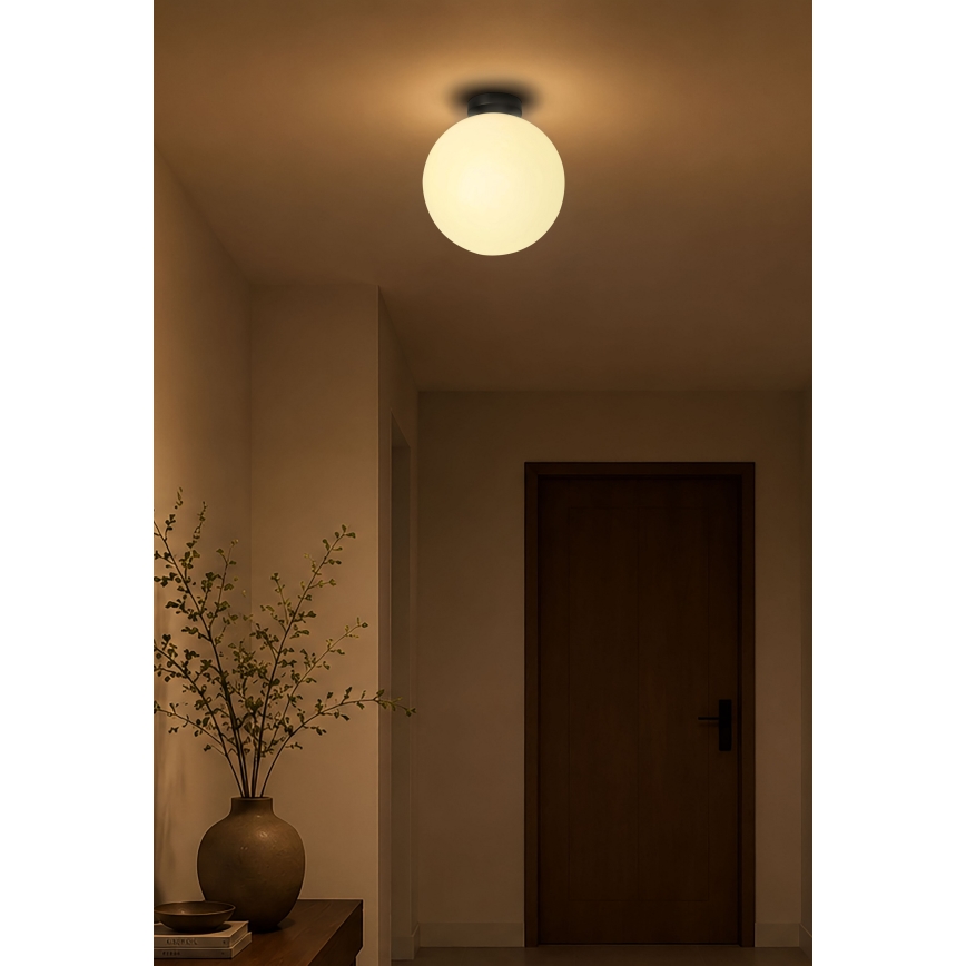 BRILAGI - Loftlampe POLOS 1xE27/40W/230V Ø 30 cm sort