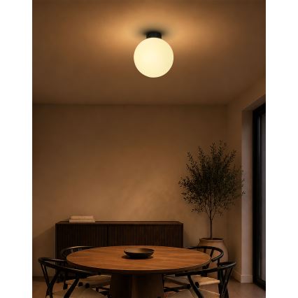 BRILAGI - Loftlampe POLOS 1xE27/40W/230V Ø 30 cm sort