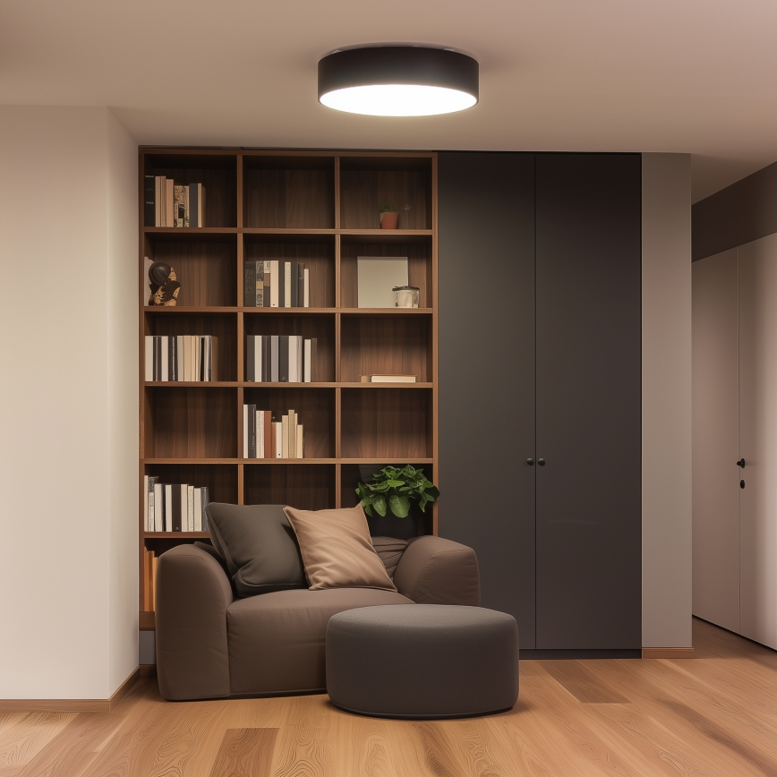 BRILAGI - Loftlampe POOL 4xE27/15W/230V Ø 50 cm IP54 sort