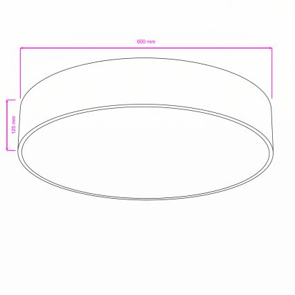 BRILAGI - Loftlampe POOL 5xE27/15W/230V Ø 60 cm IP54 beige