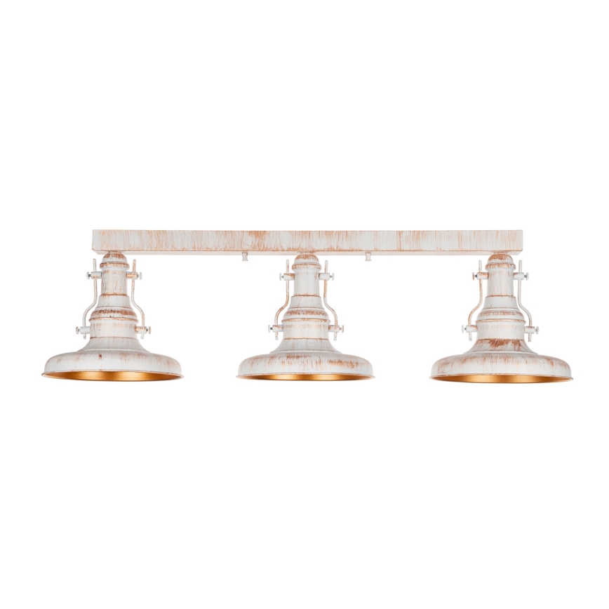 Brilagi - Loftlampe PYRONIC 3xE27/40W/230V creme/patina