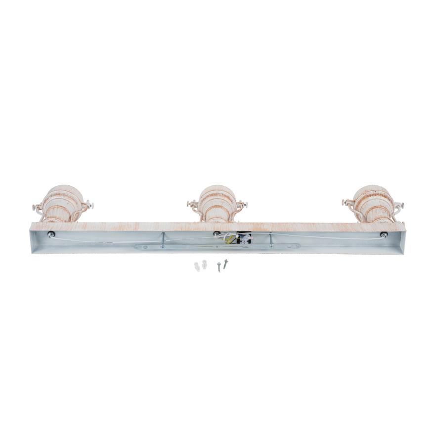 Brilagi - Loftlampe PYRONIC 3xE27/40W/230V creme/patina