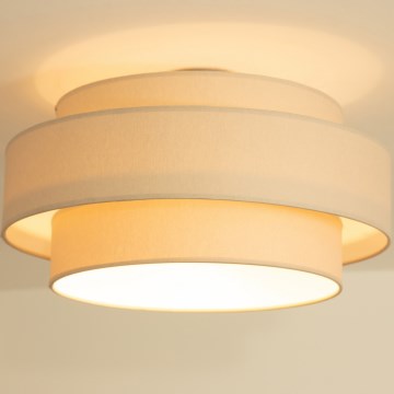 Brilagi - Loftlampe RESNA 1xE27/60W/230V Ø 40 cm beige